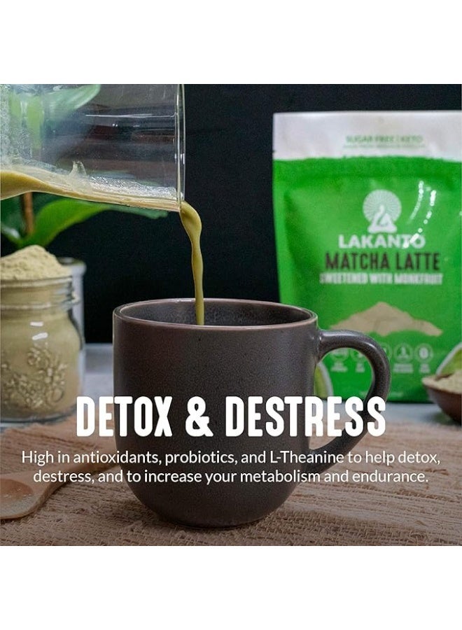 LAKANTO Lacanto, Matcha Latte, Powdered Syrup Mix, 10 oz (283 g) - Image 5